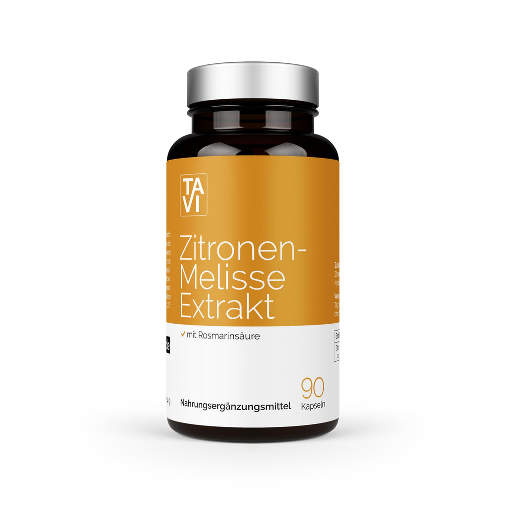 TAVI® Zitronenmelisse Extrakt Kapseln (Melisse, Lemon Balm, Rosmarinsäure)