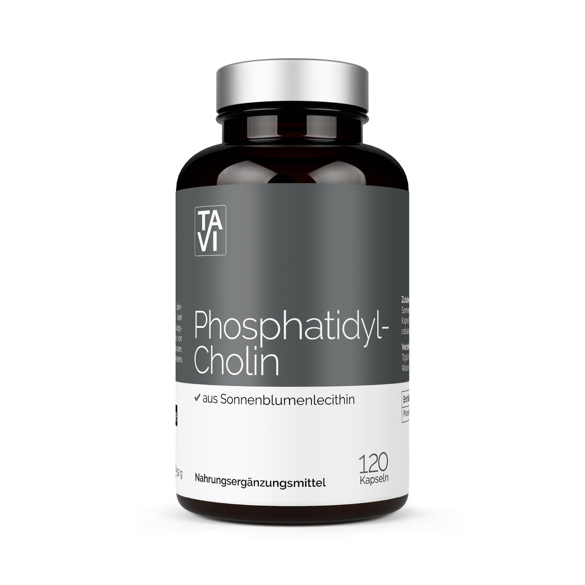 TAVI® Phosphatidylcholin Kapseln aus Sonnenblumenlecithin (sojafrei)