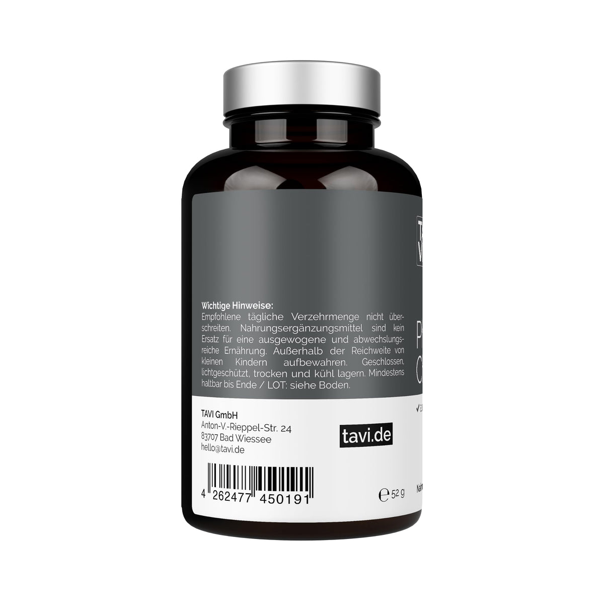TAVI® Phosphatidylcholin Kapseln aus Sonnenblumenlecithin (sojafrei)