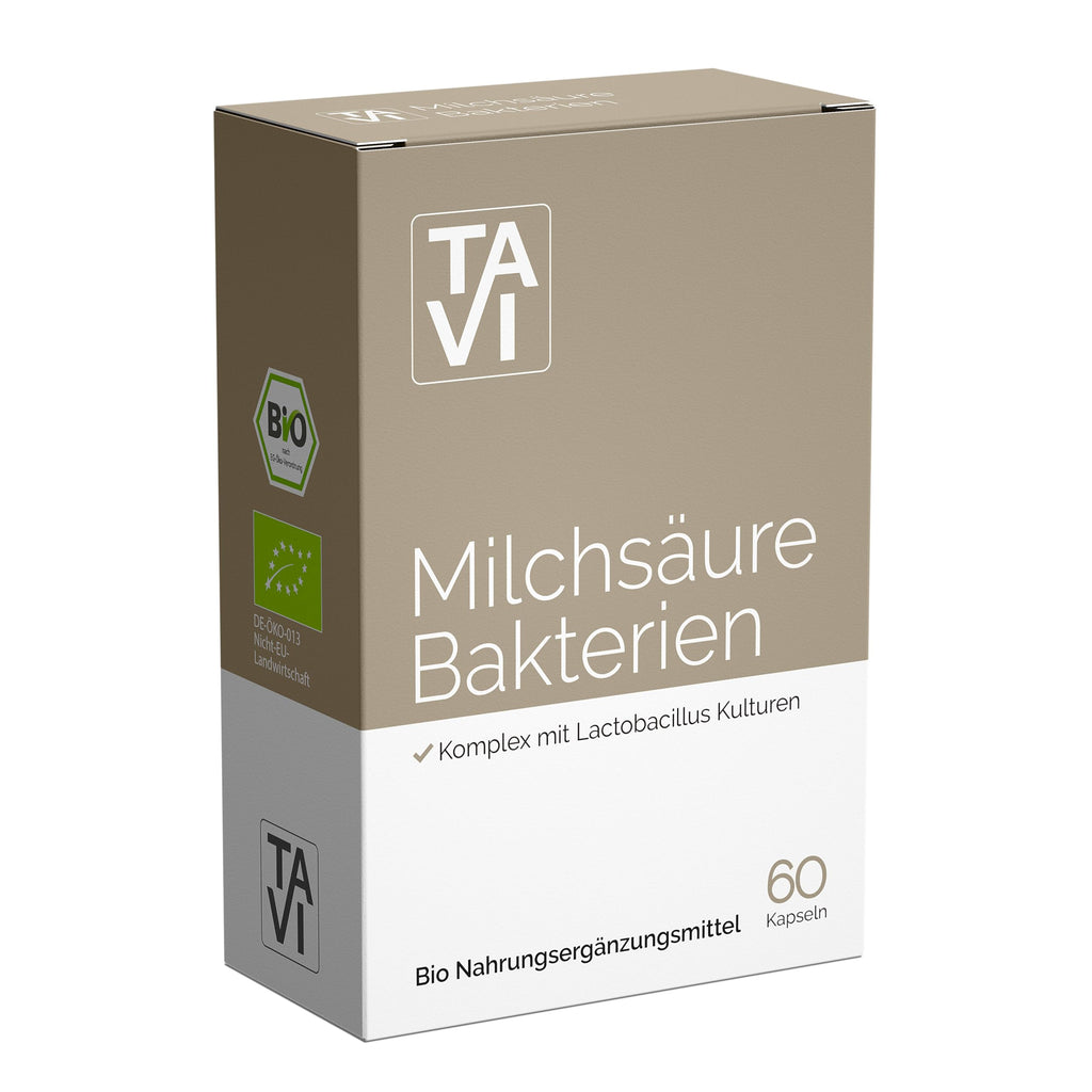 TAVI® Milchsäurebakterien Bio Kapseln (Lactobacillus-Stämme, lebende Bakterien)