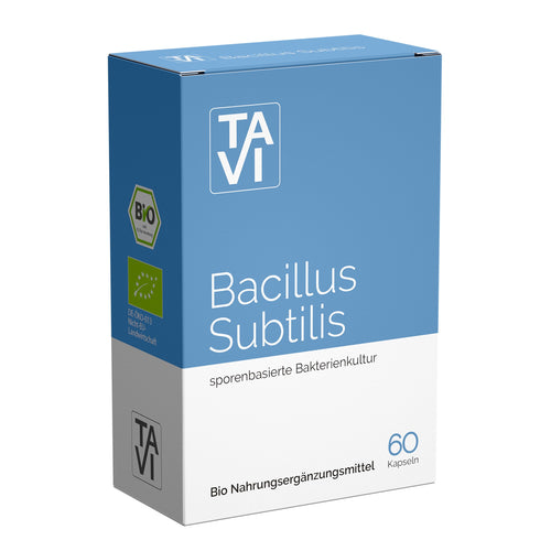 TAVI® Bacillus Subtilis Bio Kapseln (B. subtilis, sporenbasiert, lebende Bakterien)