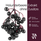 TAVI® Holunderbeeren Extrakt Kapseln (Sambucus nigra 15:1, Polyphenole)
