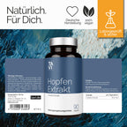 TAVI® Hopfen Extrakt Kapseln (Humulus lupulus, Hopfenzapfen / Hopfenblüten)