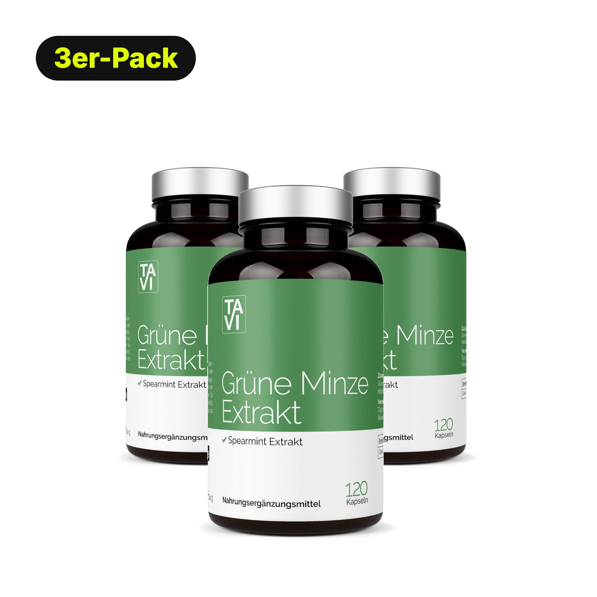 Grüne Minze Extrakt 3er-Pack
