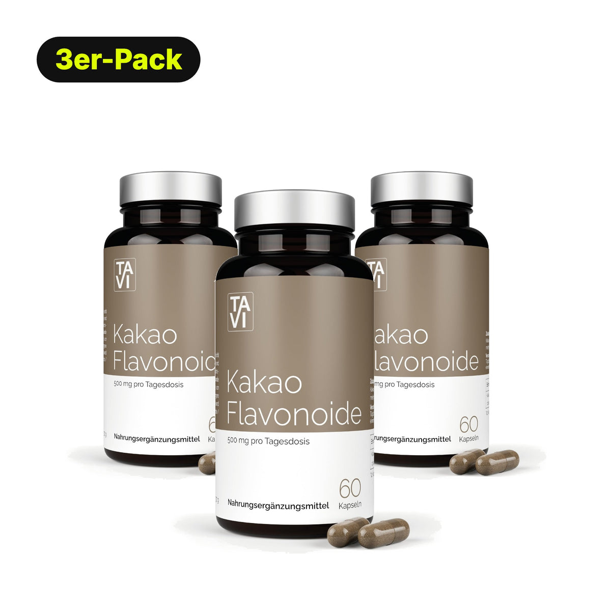 Kakao Flavonoide 3er-Pack
