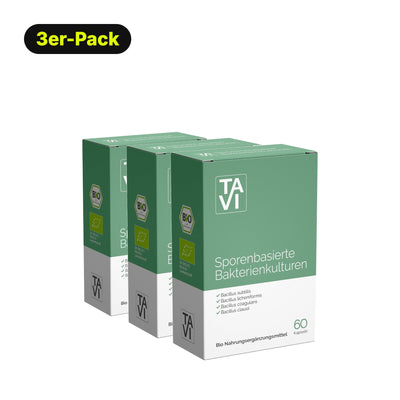 Sporenbasierte Bacillus Bakterien Bio 3er-Pack
